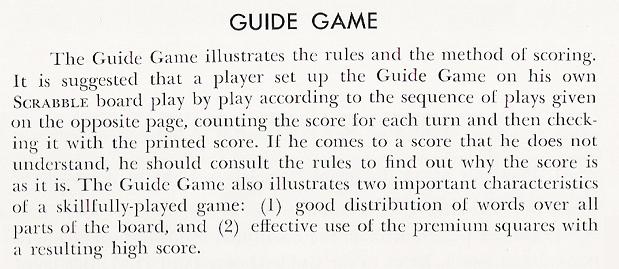 First Deluxe Scrabble: guide game text.