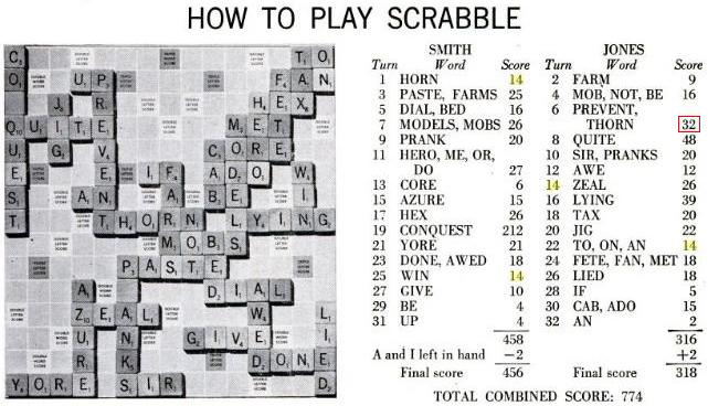 LIFE magazine, Dec 14 1953. How to play Scrabble