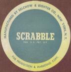 Mid-1953 SCRABBLE sticker (click to enlarge.)