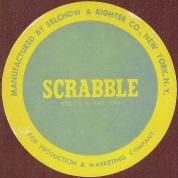 1954 SCRABBLE sticker (click to enlarge.)