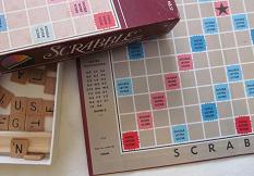 Coleco Scrabble board with Triple Letter Score goof (click to enlarge.)