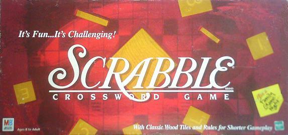 1999-2001 Milton Bradley Scrabble box.