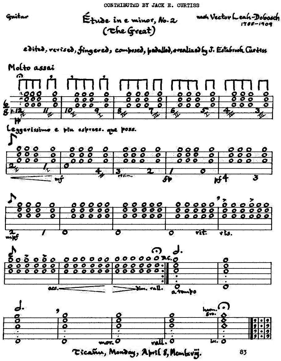Etude in e minor, No. 2 (The Great)
