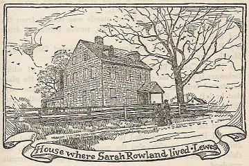 Sarah Rowland House. (Click to enlarge.)